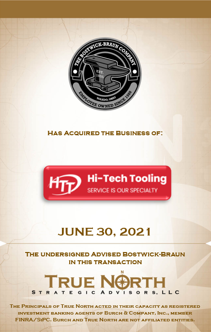 Bostwick Hi Tech Tooling