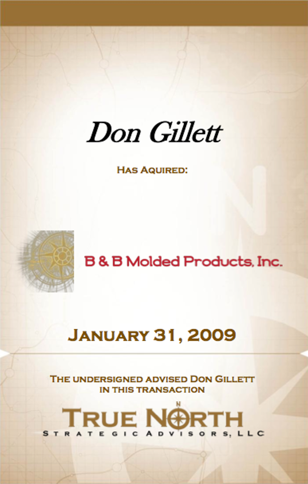 Don Gillett B & B Molded Products