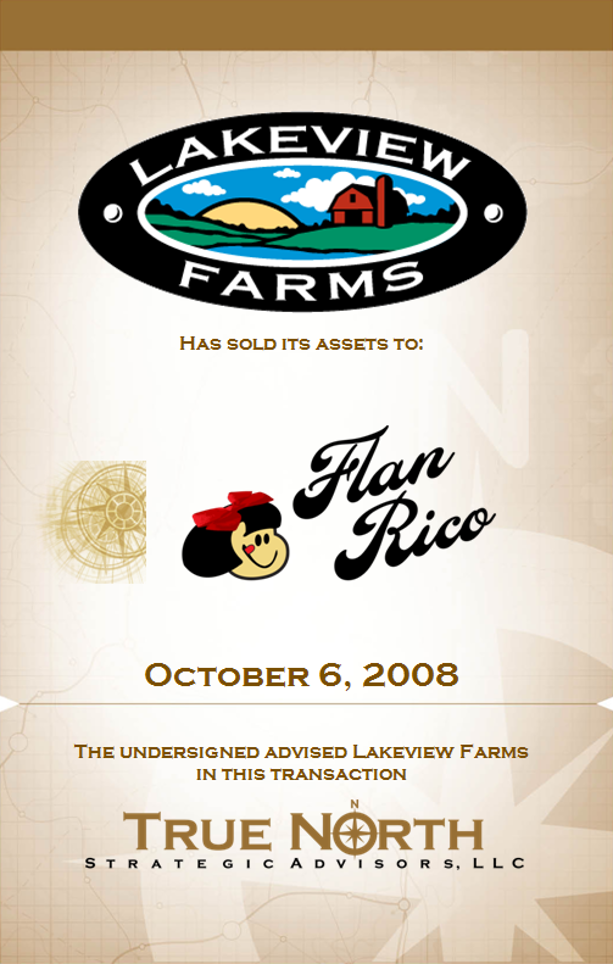 Lakeview Farms Flan Rico